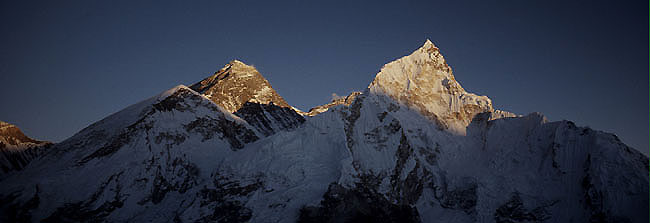 Everest nuptse 4 sunset  Panorama P 0650