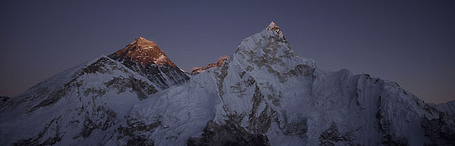 Everest nuptse 5 sunset  Panorama P 0650