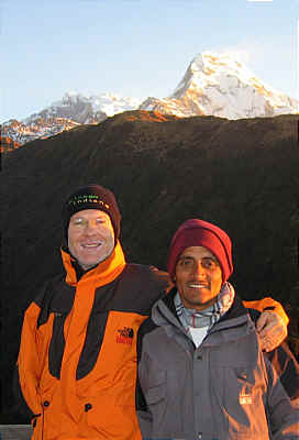 Trekking in Napal annapurna Porterguide Bishnu